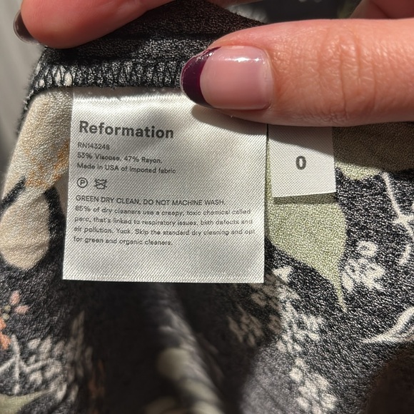 REFORMATION creed floral midi dress - Picture 3 of 7